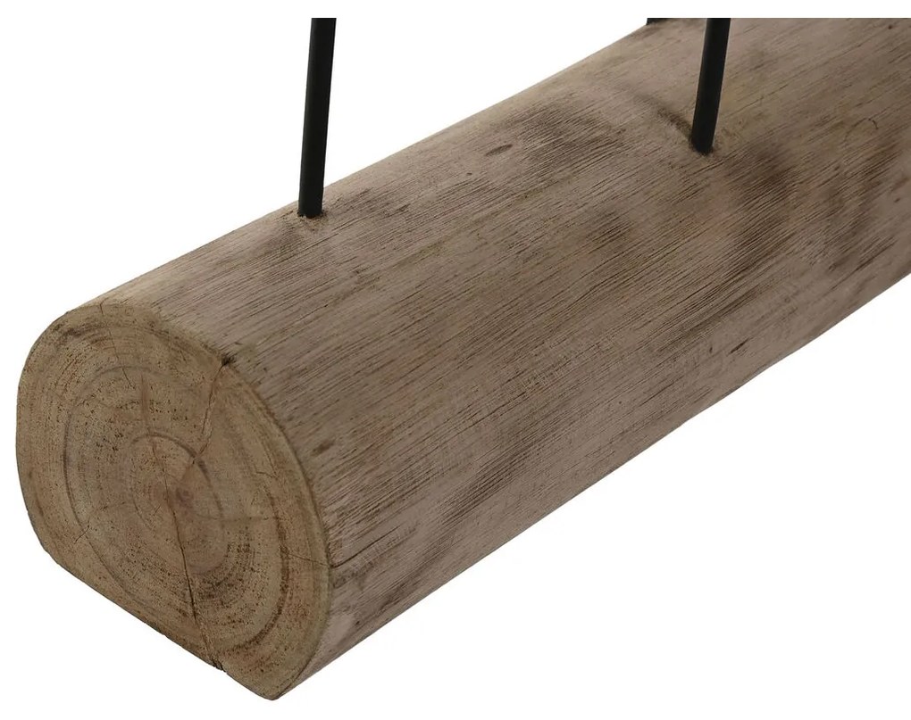 Διακοσμητική Φιγούρα Home ESPRIT Μαύρο Φυσικό Ιχθύες 61,5 x 10 x 53,5 cm