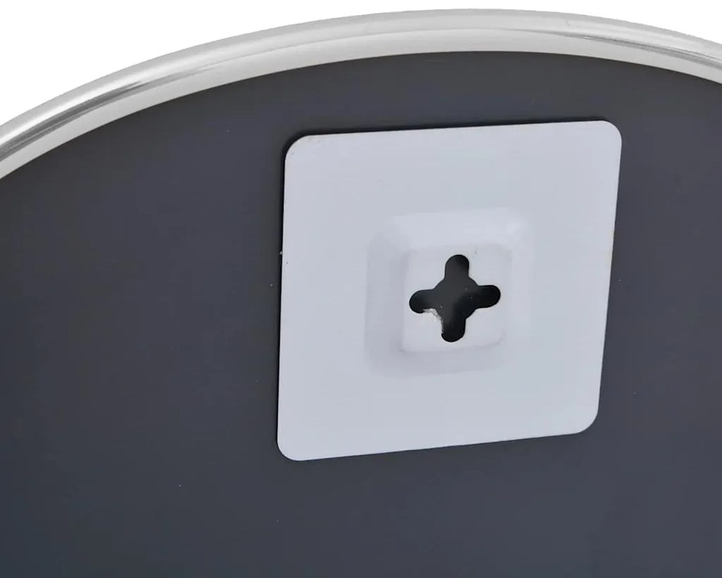 vidaXL Καθρέφτης Τοίχου Ασημί 40x30 εκ.