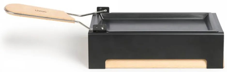 Σκεύος ψησίματος τυριού με κεριά Livoo MEN395 με 3 κεριά και επιφάνεια μαγειρέματος 18,5 x 9 cm