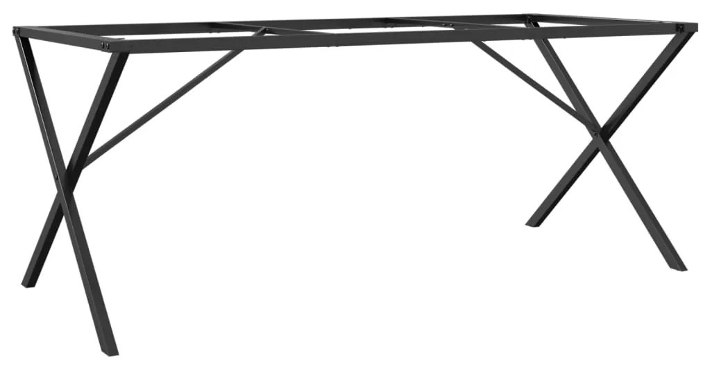 vidaXL Πόδια Τραπεζαρίας σε Σχήμα «X» 160x80x73 εκ. Ατσάλι