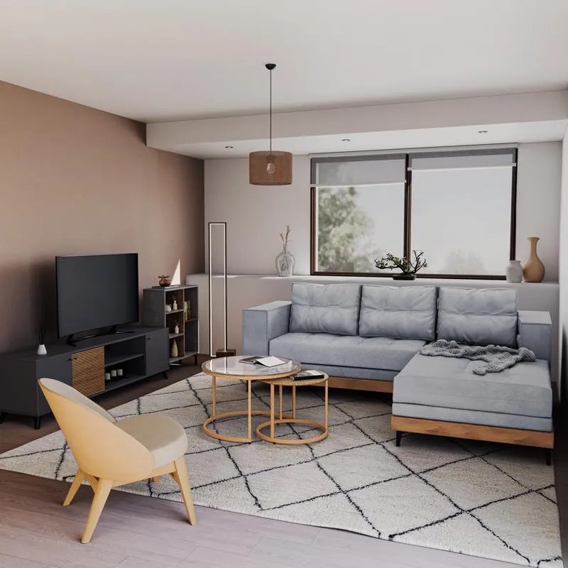 Καρέκλα Sarian μπεζ ύφασμα-rubberwood φυσικό πόδι 69,5x71x70.5εκ 2αδα 69.5x71x70.5 εκ.