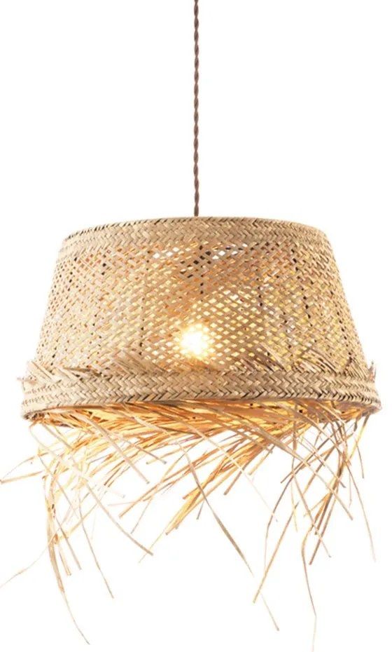 Φωτιστικό Οροφής Andros OD94891PG 1xE27 Φ40x120cm Natural Aca