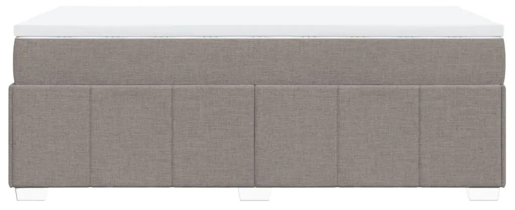 ΚΡΕΒΑΤΙ BOXSPRING ΜΕ ΣΤΡΩΜΑ TAUPE 80X200 ΕΚ. ΥΦΑΣΜΑΤΙΝΟ 3285432