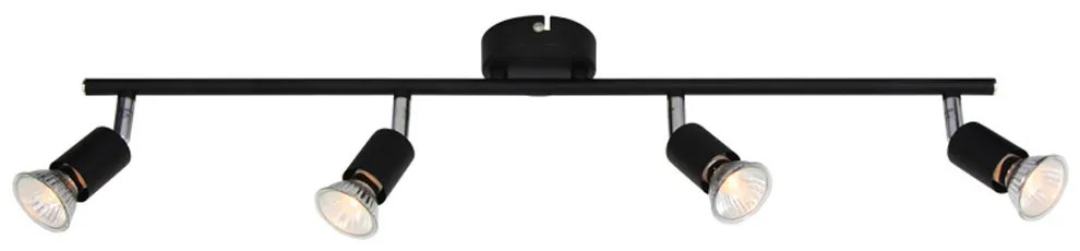 Σποτ Πολύφωτο Aca Trinity MC634BK4 Black Matt