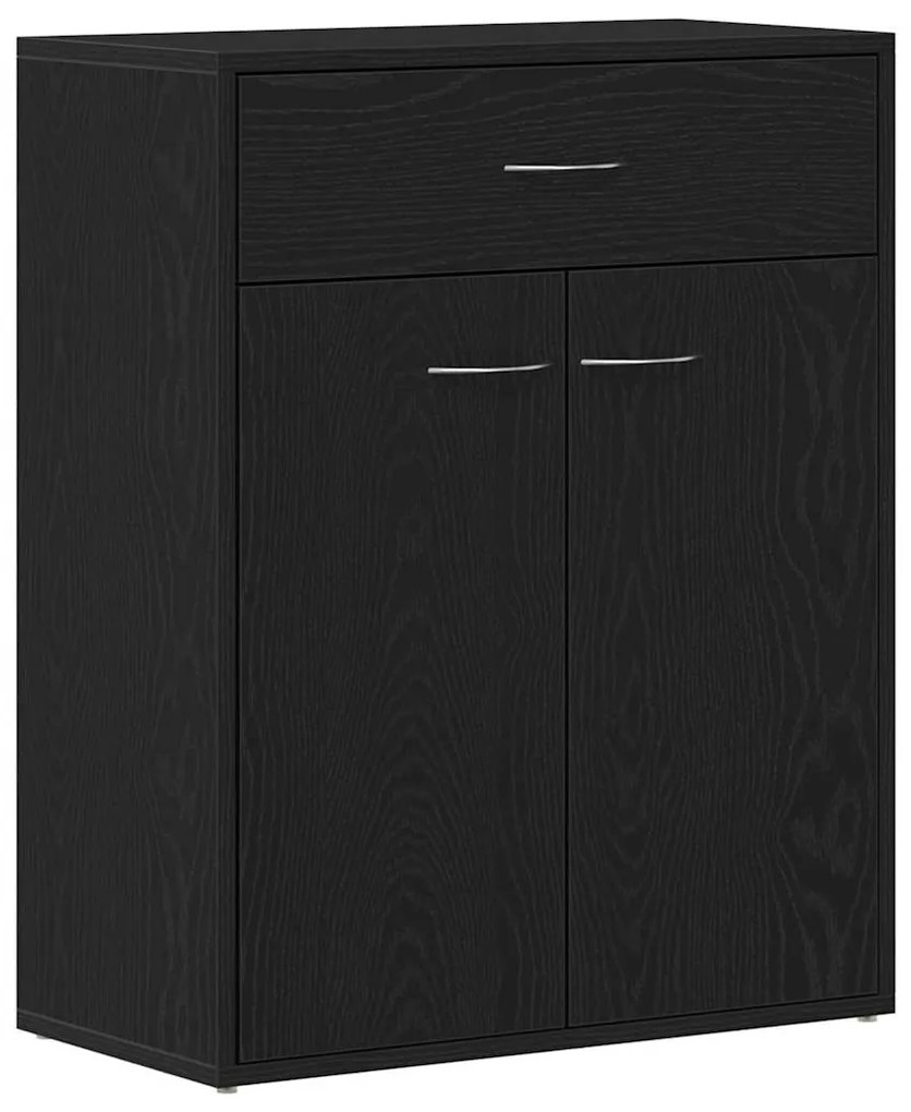 vidaXL Πλαϊνό γραφείο Μαύρο 60 x 30 x 75 cm Επεξεργασμένο ξύλο