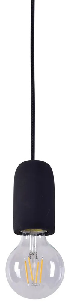 Φωτιστικό Οροφής Μονόφωτο Homelighting Iris 77-3573 Black
