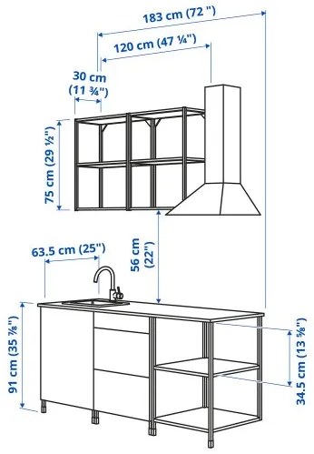 ENHET κουζίνα 993.374.61