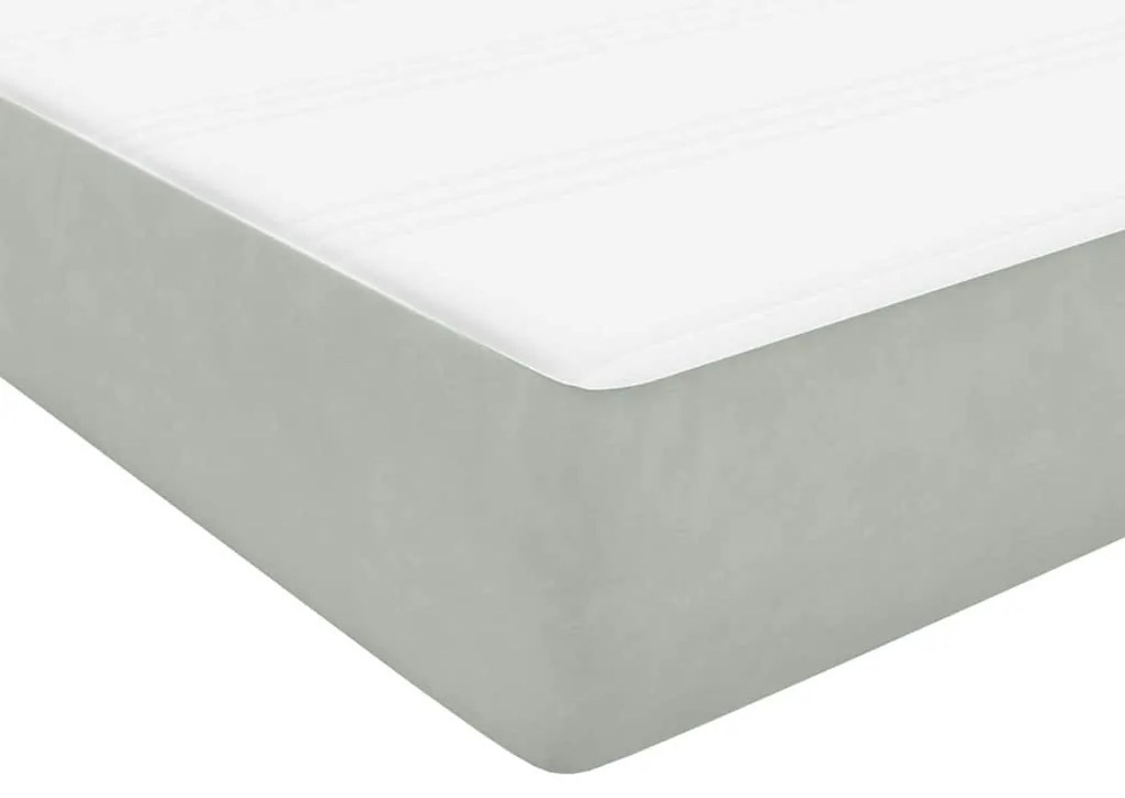 ΚΡΕΒΑΤΙ BOXSPRING ΜΕ ΣΤΡΩΜΑ ΑΝΟΙΧΤΟ ΓΚΡΙ 100X210 ΕΚ. ΒΕΛΟΥΔΙΝΟ 3316197