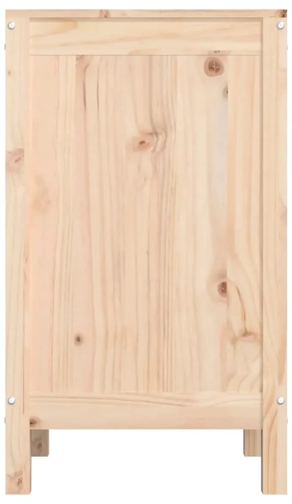 vidaXL Καλάθι Απλύτων 44 x 44 x 76 εκ. από Μασίφ Ξύλο Πεύκου