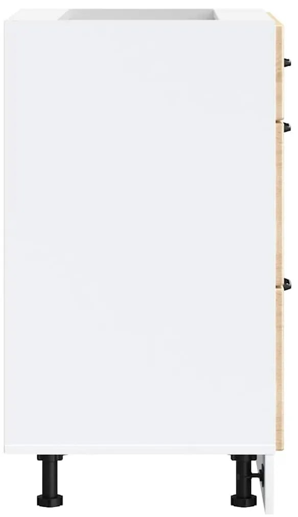 vidaXL ντουλάπι βάσης κουζίνας Kalmar Sonoma δρυς Επεξεργασμένο Ξύλο