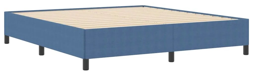 vidaXL Σκελετός Κρεβατιού Μπλε 180 x 200 cm Βελούδο