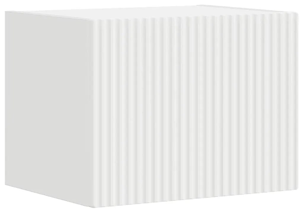 vidaXL Ντουλάπι Τηλεόρασης Τοίχου Επιτοίχιο Λευκό 60 x 31 x 29.5 εκ