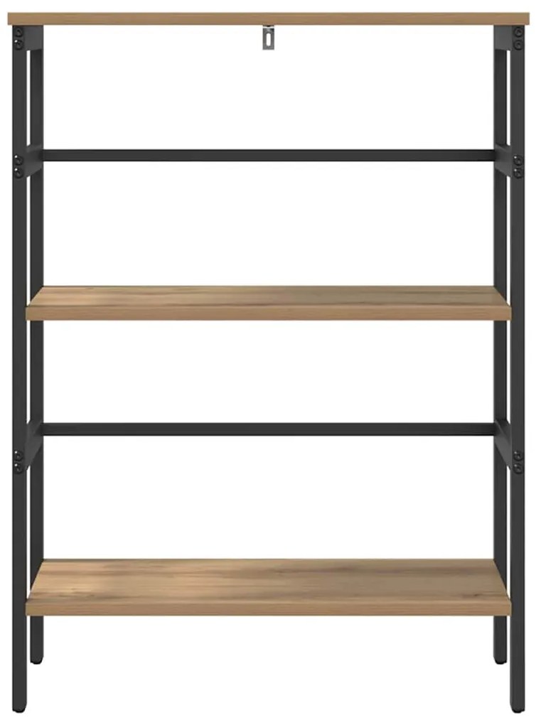 vidaXL Ράφι Βιβλίων Artisan Oak 60 x 29,5 x 81 εκ Επεξεργασμένο ξύλο