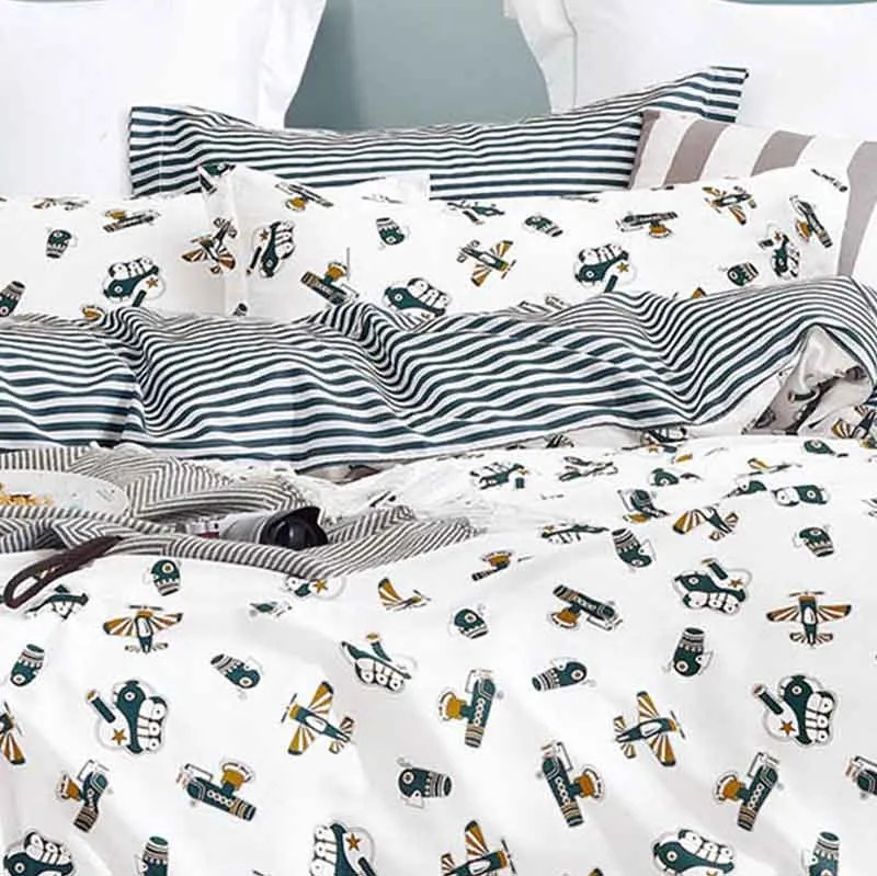 Ζεύγος Μαξιλαροθήκες Oxford (50x70) Melinen Prime Line Kids Planet Boy