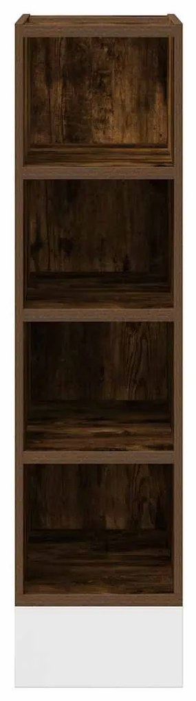 vidaXL Ντουλάπι "Riga" Καπνιστή Δρυς 20x44,5x81,5 εκ. από Τεχνητό Ξύλο