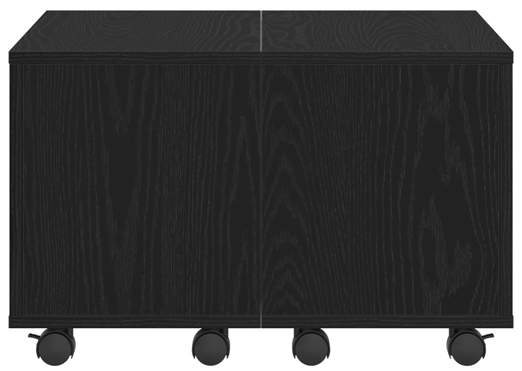 vidaXL Τραπεζάκι Καφέ Μαύρη Δρυς 60x60x38 εκ από Ξύλο