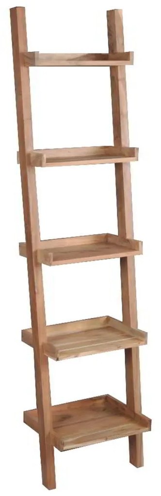 Βιβλιοθήκη-Ραφιέρα LADDER 45x35x190cm Ακακία Φυσικό