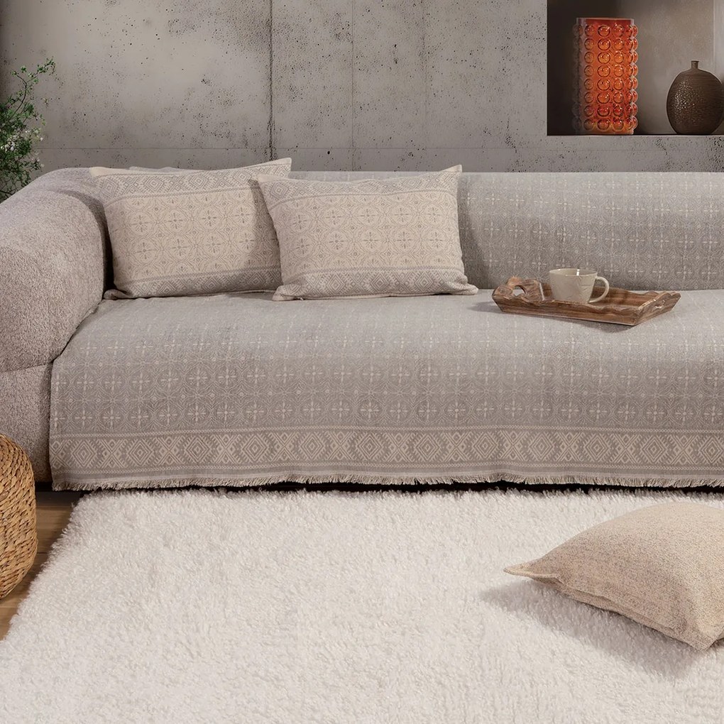 Ριχτάρι Διθέσιου Καναπέ (170x250) Nef-Nef Homeware Jeneria Grey