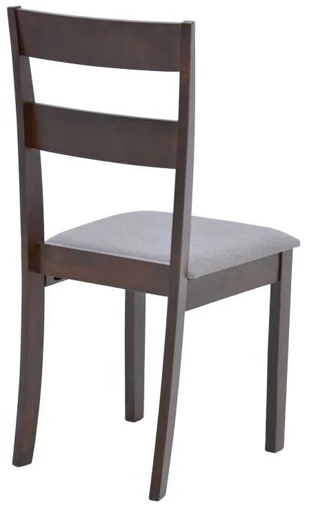 Καρέκλα Dallan  pakoworld σε καρυδί απόχρωση 40x47.5x89εκ