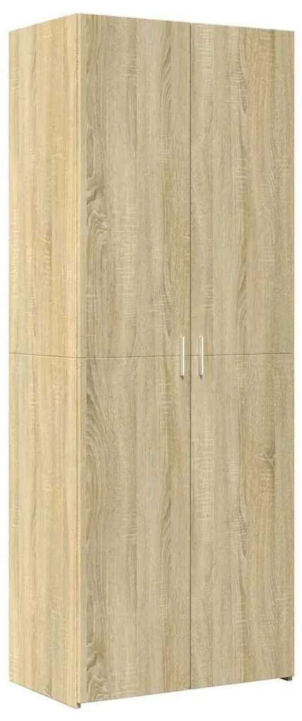 vidaXL Ντουλάπι Sonoma Δρυς 70x42,5x185 εκ. από Επεξεργασμένο Ξύλο