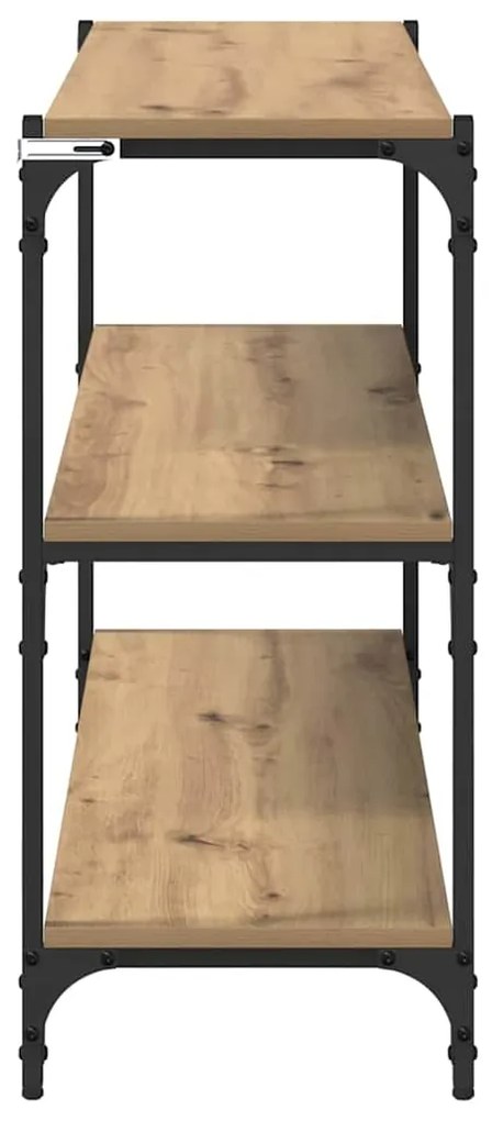 vidaXL Βιβλιοθήκη artisan δρυς 100 x 33 x 71 εκ Επεξεργασμένο ξύλο