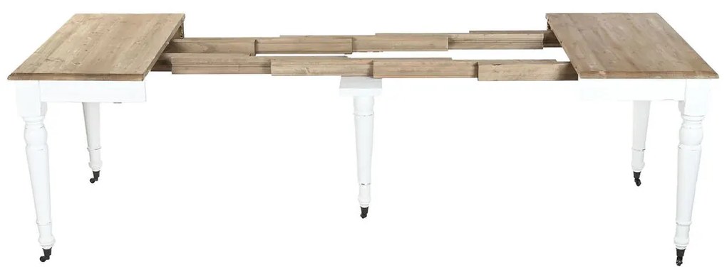 Τραπεζαρία Home ESPRIT Λευκό Έλατο 100 x 100 x 78 cm