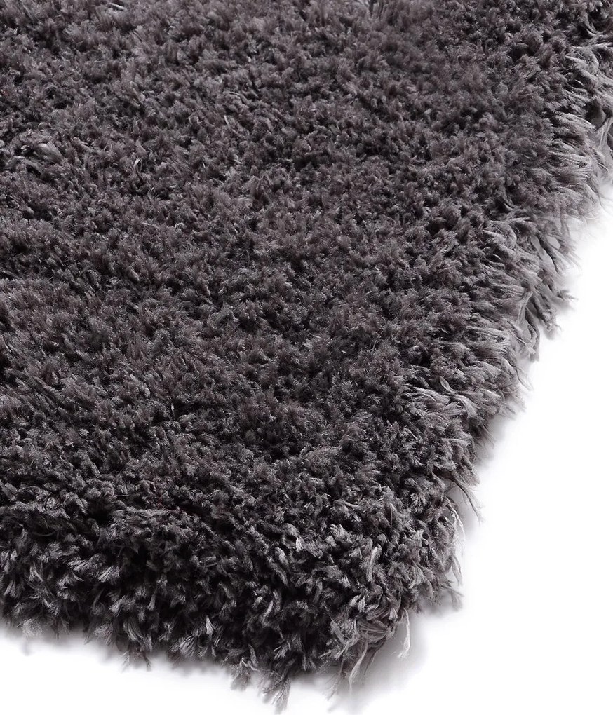 Χαλί Colore Colori Flokati 80062 Ανθρακί 130 x 190 εκ.