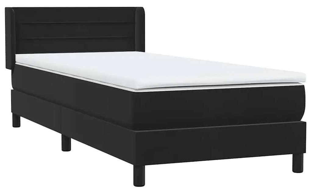 ΚΡΕΒΑΤΙ BOXSPRING ΜΕ ΣΤΡΩΜΑ ΜΑΥΡΟ 80X220 ΕΚ. ΒΕΛΟΥΔΙΝΟ 3318221