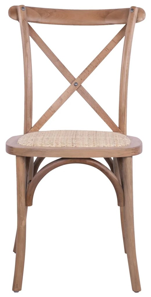 Καρέκλα OWEN Ξύλινη Στοιβαζόμενη Οξιά Dark Honey 45x55,5x90εκ. 45x55.5x90 εκ.