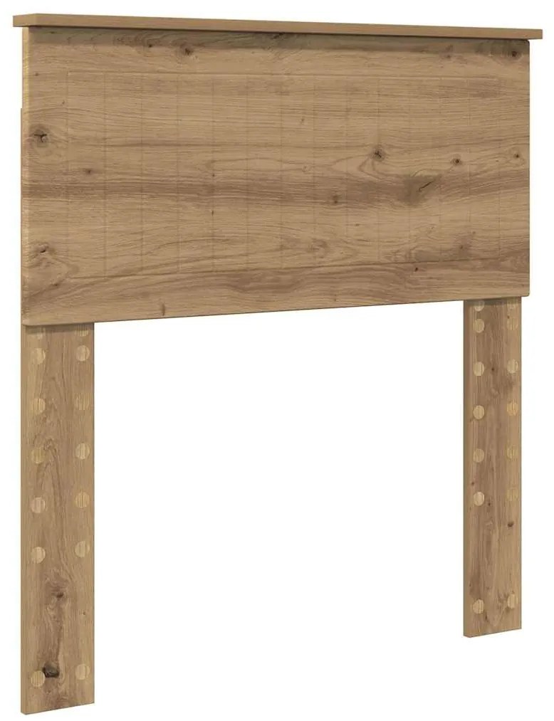 vidaXL Κεφαλάρι με κεφαλάρι Artisan Oak 80 cm Επεξεργασμένο ξύλο