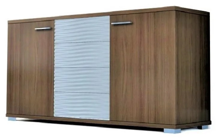 SARFURNITURE Μπουφές  Βαλεντίνο  καρυδί SAR-111161