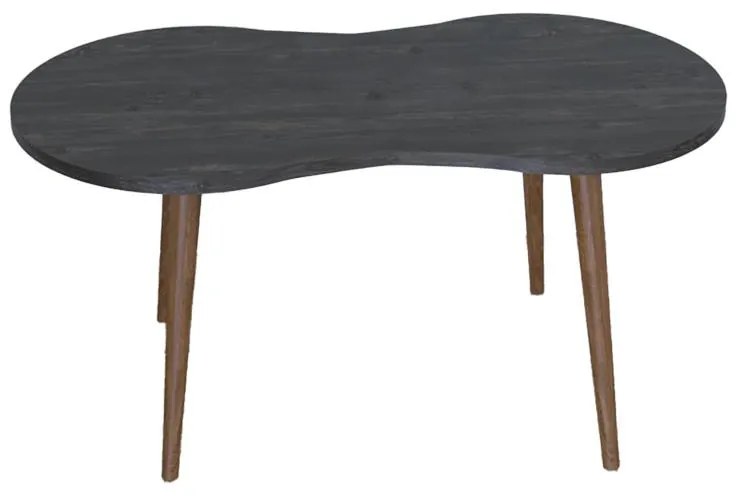 Τραπεζάκι σαλονιού Cinoko όψη μαρμάρου μαύρο 90x41x40 εκ. 90x41x40 εκ.