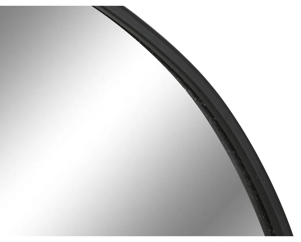 Τοίχο καθρέφτη Home ESPRIT Μαύρο Μέταλλο Καθρέφτης Σύγχρονη 60 x 2,5 x 78 cm