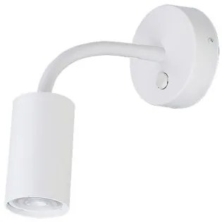 Απλίκα Φωτιστικό Τοίχου 1xGU10 Reading Light Εύκαμπτο Σποτ Eye Flex S Nowodvorski 9070 Λευκό
