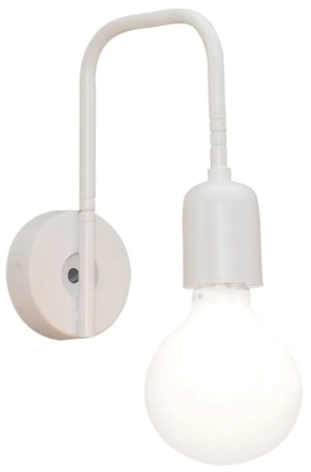 Φωτιστικό Τοίχου - Απλίκα HL-3551-1 77-3944 Owen White  Homelighting Metal