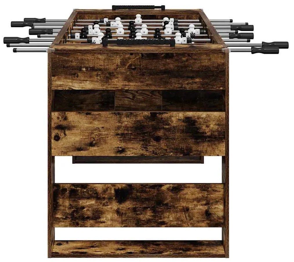 vidaXL Τραπέζι Ποδιού 2 pcs Καπνιστό Δρύς 146,5 x 74 x 85 εκ.