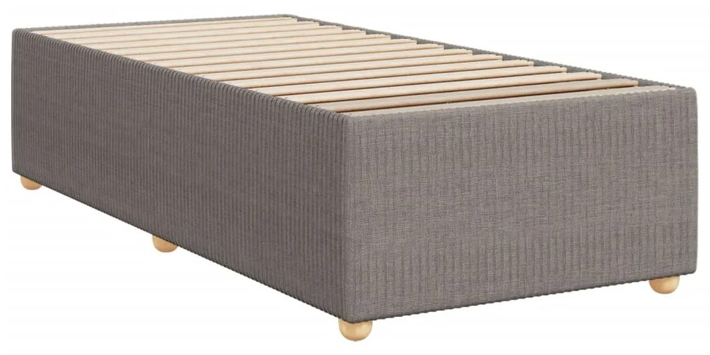 ΚΡΕΒΑΤΙ BOXSPRING ΜΕ ΣΤΡΩΜΑ TAUPE 100 X 200 ΕΚ. ΥΦΑΣΜΑΤΙΝΟ 3294271