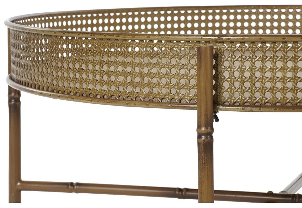 Τραπεζάκι Καφέ DKD Home Decor Μέταλλο 80 x 80 x 38 cm