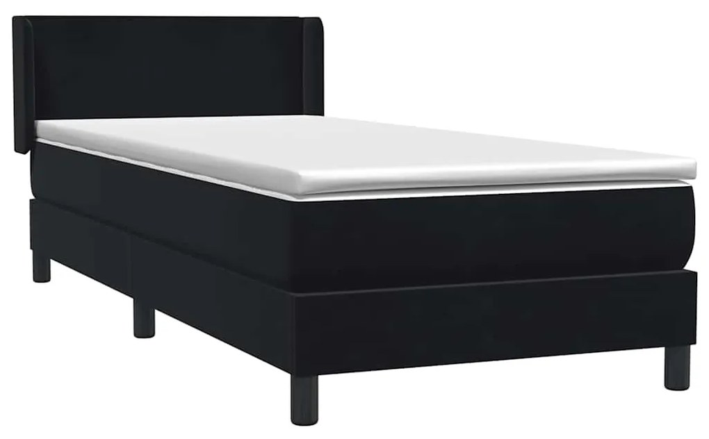 ΚΡΕΒΑΤΙ BOXSPRING ΜΕ ΣΤΡΩΜΑ ΜΑΥΡΟ 80X220 ΕΚ. ΒΕΛΟΥΔΙΝΟ 3317969