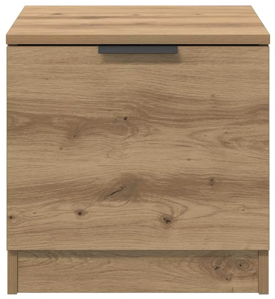 vidaXL Ντουλάπι κρεβατιού 2 pcs artisan δρυς 40 x 39 x 40 εκ.