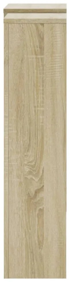 vidaXL Κάλυμμα Καλοριφέρ Sonoma Δρυς 205x21,5x83,5εκ. Επεξ. Ξύλο