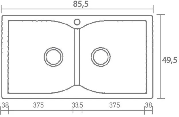 Νεροχύτης Sanitec 336-Granite Terracotta