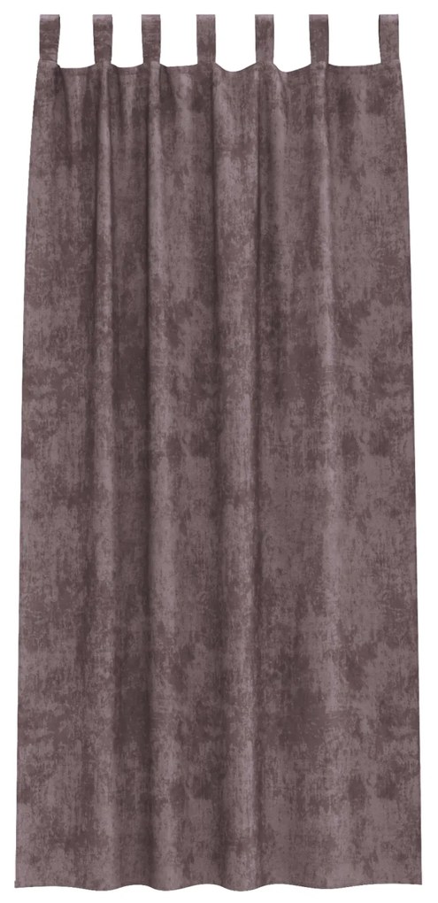 vidaXL κουρτίνες 2 τεμ με θηλιές Καφέ 245x140 εκ.