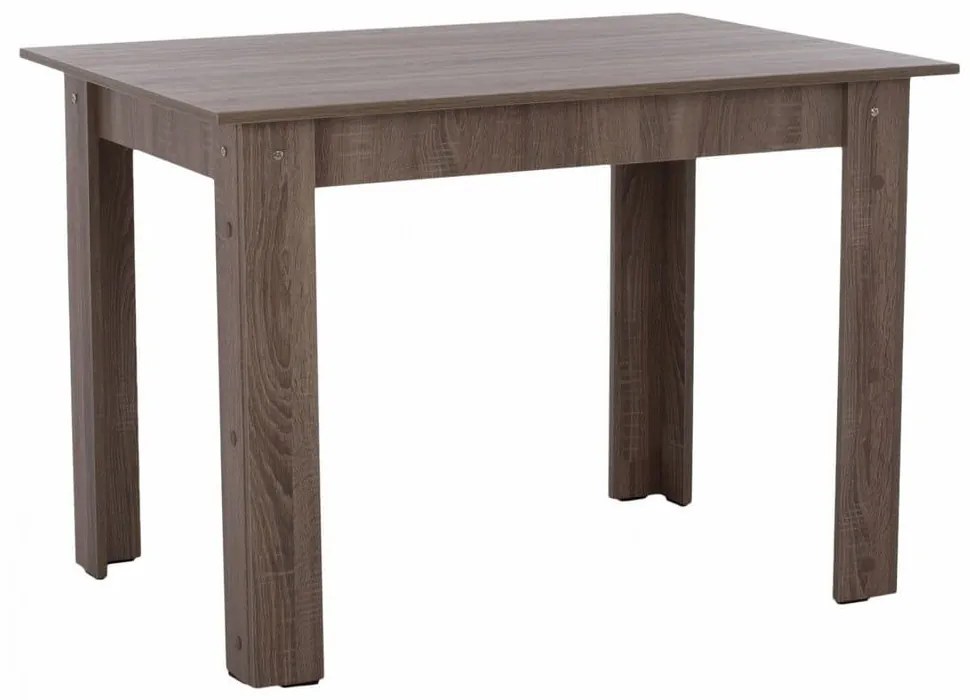 Τραπέζι Κουζίνας HM2428.05 110x80x77cm Sonama Oak Truffle Μελαμίνη