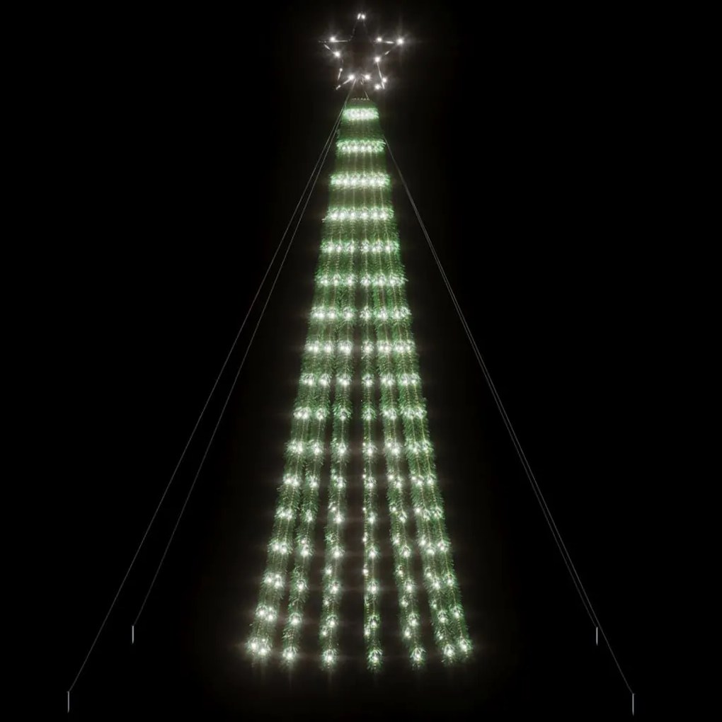 ΦΩΤΙΣΤΙΚΟ ΧΡΙΣΤΟΥΓΕΝΝΙΑΤΙΚΟ ΔΕΝΤΡΟ 275 LED ΨΥΧΡΟ ΛΕΥΚΟ 180 ΕΚ. 358065