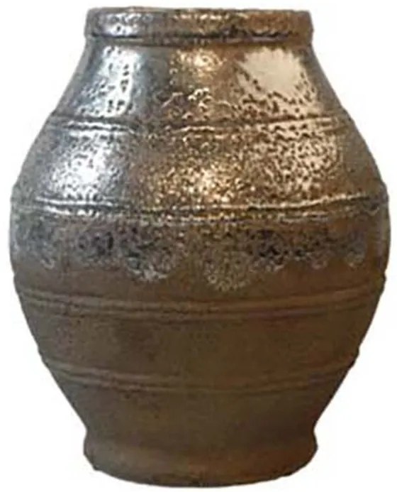 ΒΑΖΟ ΑΣΗΜΙ ΜΙΚΡΟ D:22X25.5 CM ΠΕΤΡΙΝΟ
