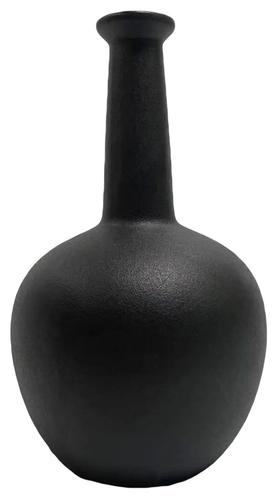ΕΠΙΤΡΑΠΕΖΙΟ ΚΕΡΑΜΙΚΟ ΔΙΑΚΟΣΜΗΤΙΚΟ ELENDIL HM4593.02 ΜΑΥΡΟ ΜΑΤ Φ15x25Υεκ (1 Τεμμάχια)