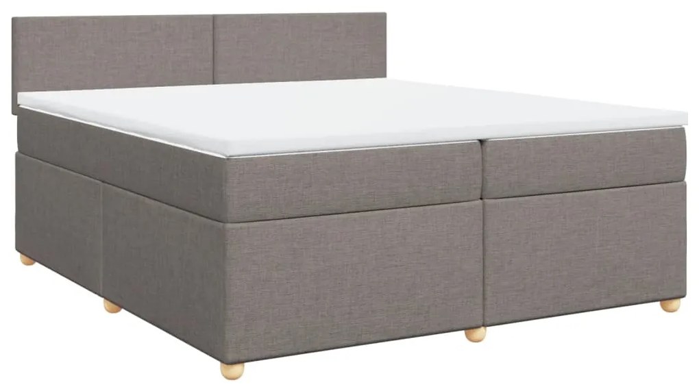 ΚΡΕΒΑΤΙ BOXSPRING ΜΕ ΣΤΡΩΜΑ TAUPE 200X200 ΕΚ. ΥΦΑΣΜΑΤΙΝΟ 3289084