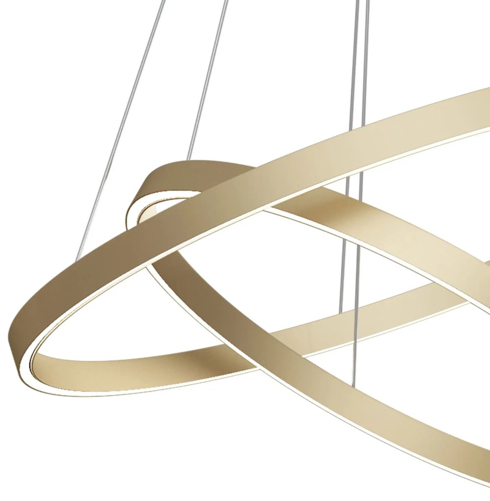 Φωτιστικό οροφής Maytoni Rim 2S LED-Ορείχαλκος