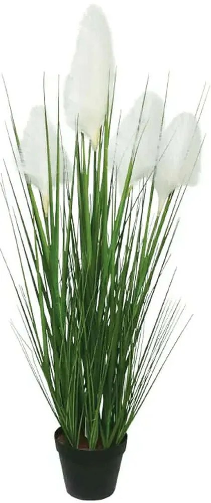 Τεχνητό Φυτό Σε Κασπώ Pampas Grass 04-10086 100cm Green-Ecru Marhome Συνθετικό Υλικό